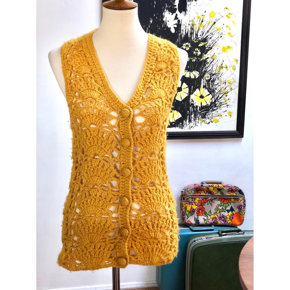 True Vintage Wool Knit Vest - Picture 3 of 8